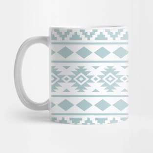 Aztec Essence Ptn Lt Blue on White Mug